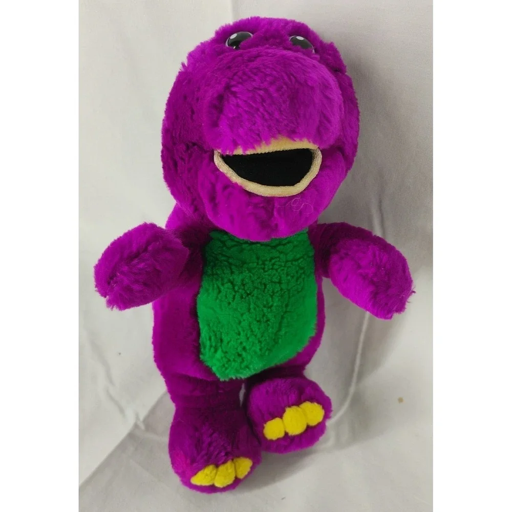 Barney The Dinosaur Plush Lyons‎ Group 1992 Purple Stuffed Animal Toy 8